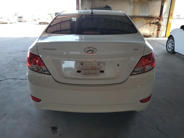 KMHCT4AE6DU479900 - 2013 HYUNDAI ACCENT GLS WHITE photo 6