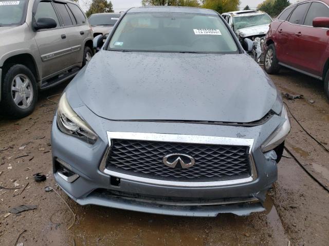 JN1EV7AR4JM437302 - 2018 INFINITI Q50 LUXE BLUE photo 5