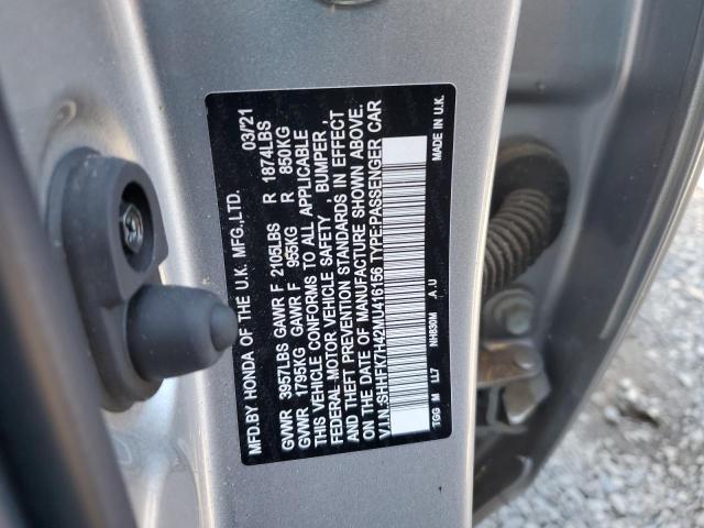 SHHFK7H42MU416156 - 2021 HONDA CIVIC SPORT Күміс фото 13