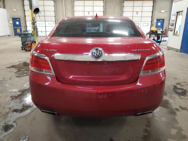 1G4GJ5E32CF325189 - 2012 BUICK LACROSSE TOURING RED photo 6