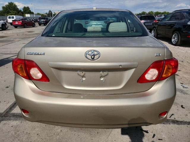1NXBU40E69Z137431 - 2009 TOYOTA COROLLA BASE Bej foto 6