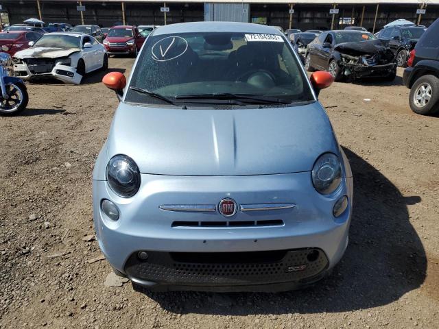 3C3CFFGE2FT527229 - 2015 FIAT 500 ELECTRIC BLUE photo 5