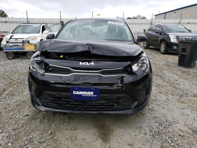 3KPA24AD7NE434308 - 2022 KIA RIO LX BLACK photo 5