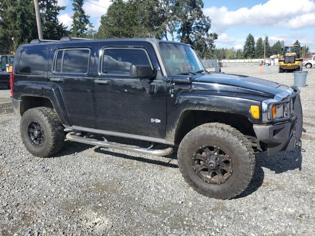 5GTDN13E578149735 - 2007 HUMMER H3 BLACK photo 4