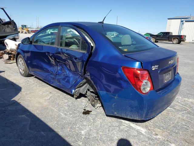 1G1JA5SH3E4167821 - 2014 CHEVROLET SONIC LS BLUE photo 2