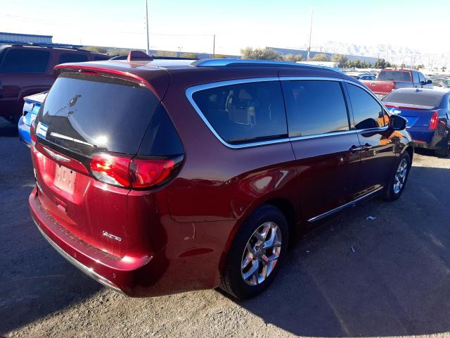 2C4RC1GG0HR748630 - 2017 CHRYSLER PACIFICA LIMITED MAROON photo 3