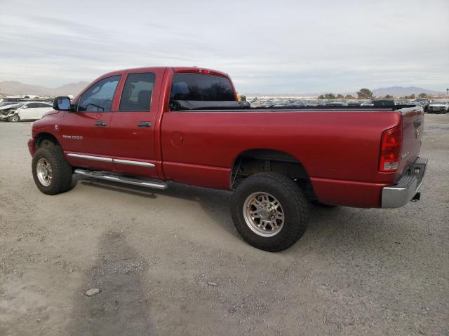 1D7KS28C66J196399 - 2006 DODGE RAM 2500 S RED photo 2