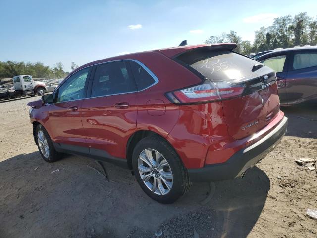 2FMPK4K90NBA51799 - 2022 FORD EDGE TITANIUM RED photo 2