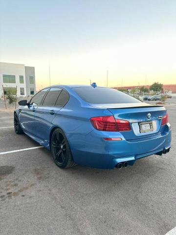 WBSFV9C55GD595477 - 2016 BMW M5 BLUE photo 3