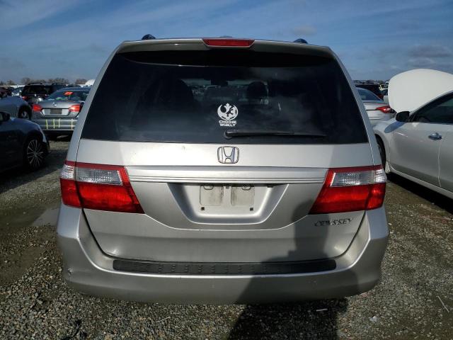 5FNRL38795B090937 - 2005 HONDA ODYSSEY EXL SILVER photo 6