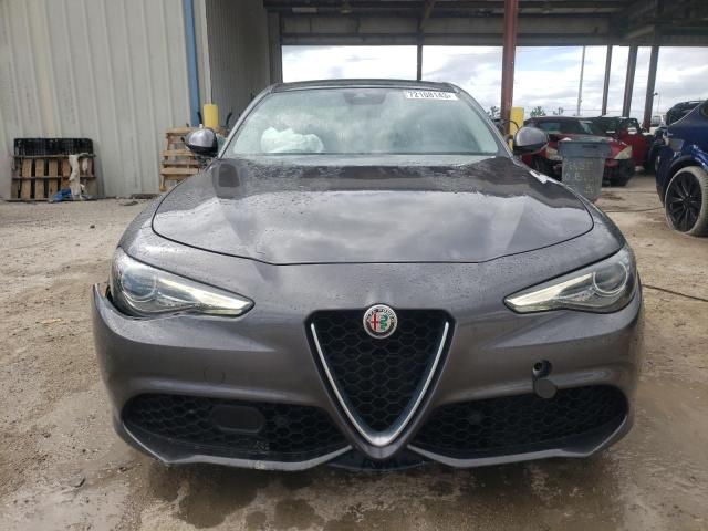 ZARFAECN6J7579618 - 2018 ALFA ROMEO GIULIA TI GRAY photo 5