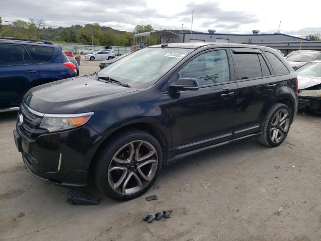 2FMDK3AK8DBE30646 - 2013 FORD EDGE SPORT BLACK photo 1