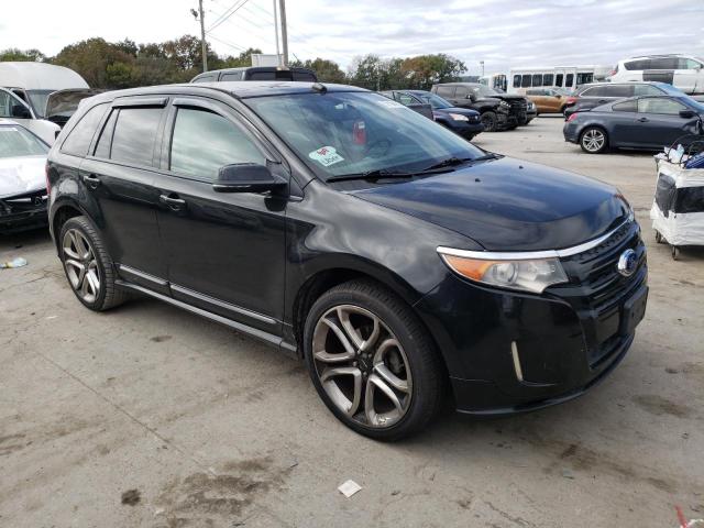 2FMDK3AK8DBE30646 - 2013 FORD EDGE SPORT BLACK photo 4