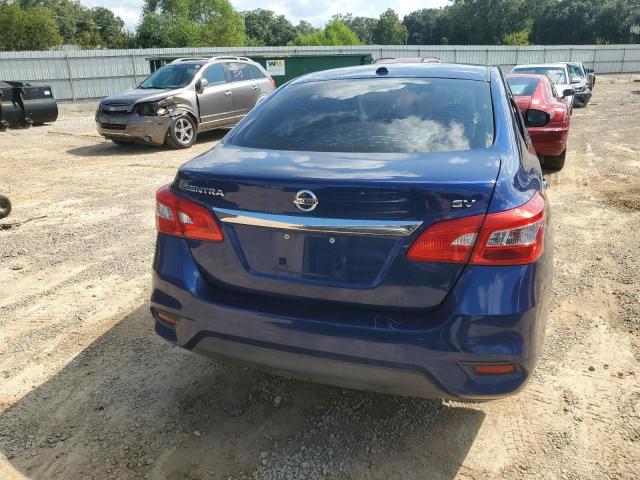 3N1AB7AP8KY430812 - 2019 NISSAN SENTRA S BLUE photo 6