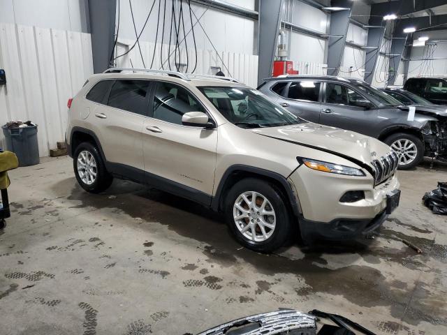 1C4PJMCS9FW563814 - 2015 JEEP CHEROKEE LATITUDE BEIGE photo 4