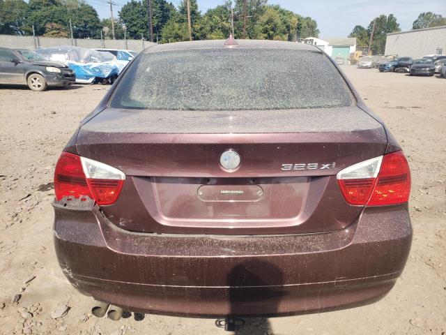 WBAVC93507KX55802 - 2007 BMW 328 XI BURGUNDY photo 6