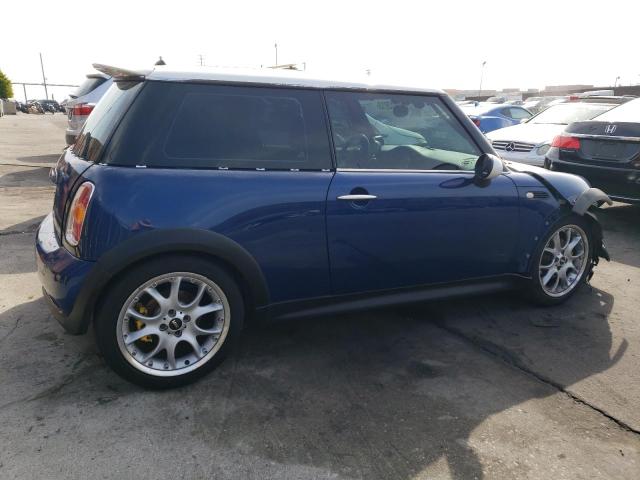 WMWRE33444TD83115 - 2004 MINI COOPER S BLUE photo 3