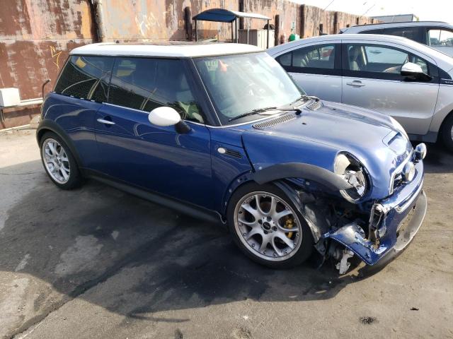 WMWRE33444TD83115 - 2004 MINI COOPER S BLUE photo 4