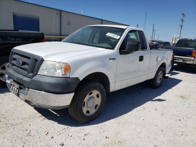 1FTRF12W75NA17546 - 2005 FORD F150 2WD WHITE photo 1