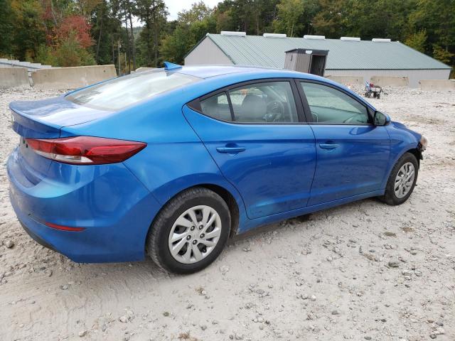 KMHD74LFXHU120795 - 2017 HYUNDAI ELANTRA SE BLUE photo 3