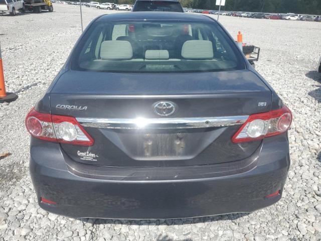 JTDBU4EE2B9137464 - 2011 TOYOTA COROLLA BASE GRAY photo 6