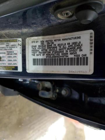 5Y2SL65846Z449784 - 2006 PONTIAC VIBE BLUE photo 12