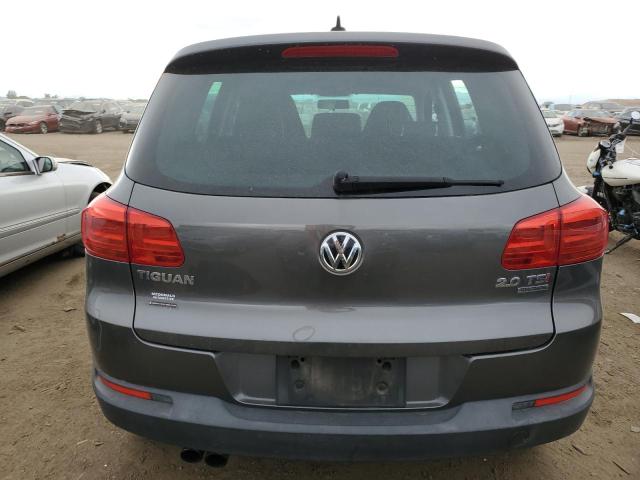 WVGBV3AX5EW599856 - 2014 VOLKSWAGEN TIGUAN SE S GRAY photo 6