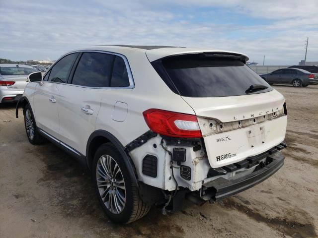 2LMPJ6LRXHBL19893 - 2017 LINCOLN MKX RESERVE 白色 照片 2