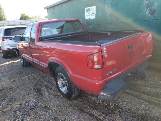 1GCCS19W7Y8242253 - 2000 CHEVROLET S TRUCK S10 RED photo 2