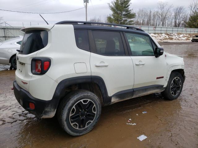 ZACCJBCB8HPE91393 - 2017 JEEP RENEGADE TRAILHAWK WHITE photo 3