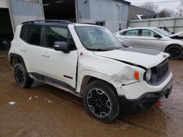 ZACCJBCB8HPE91393 - 2017 JEEP RENEGADE TRAILHAWK WHITE photo 4