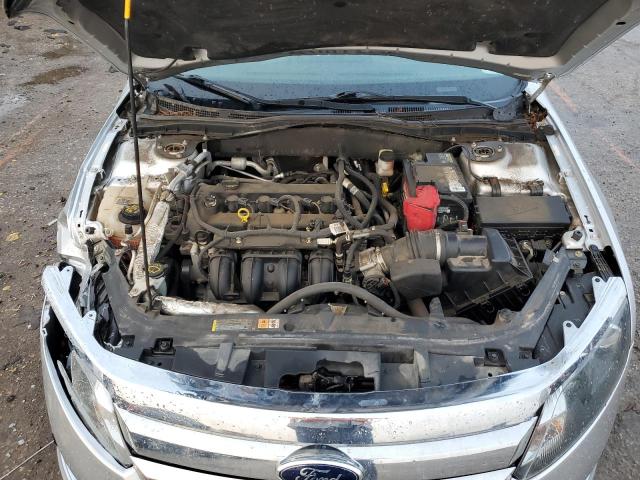 3FAHP0JA7CR396475 - 2012 FORD FUSION SEL SILVER photo 11