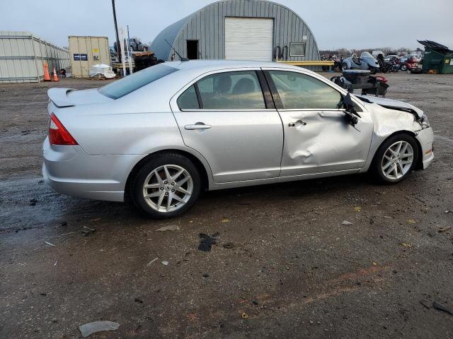 3FAHP0JA7CR396475 - 2012 FORD FUSION SEL SILVER photo 3