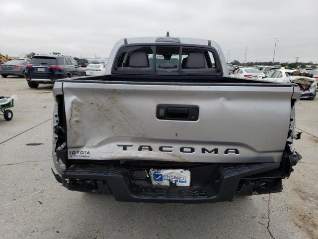 5TFAX5GN4LX188452 - 2020 TOYOTA TACOMA DOUBLE CAB 银色 照片 6