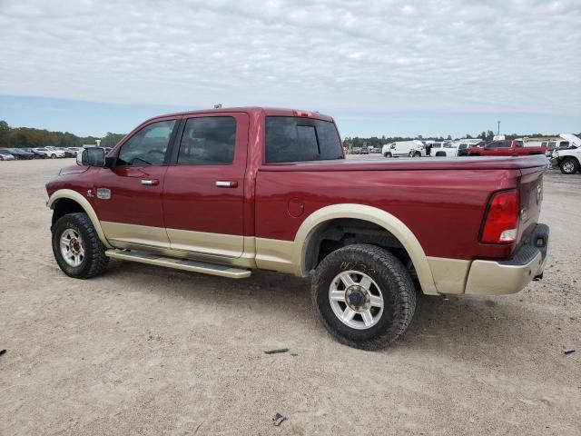 3C6UD5GL8CG336702 - 2012 DODGE RAM 2500 LONGHORN BURGUNDY photo 2