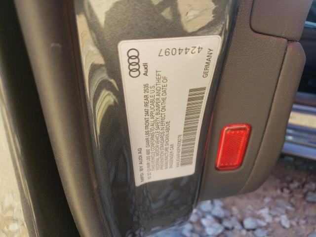 WAUEAAF40PN006278 - 2023 AUDI A4 PREMIUM PLUS 45 GRAY photo 12