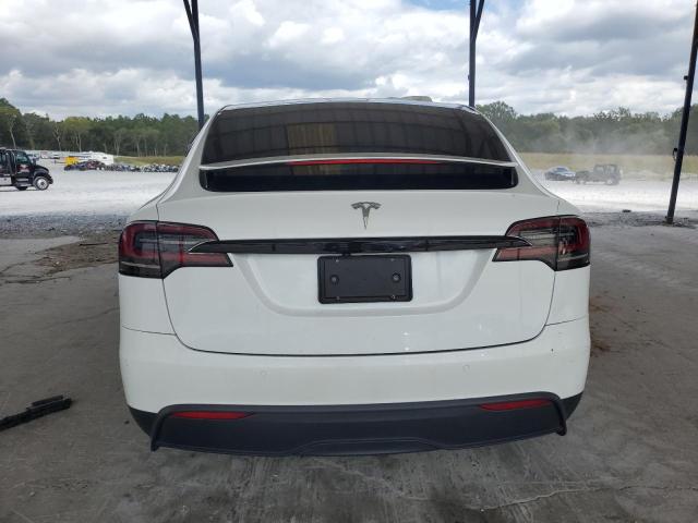 7SAXCBE5XPF378671 - 2023 TESLA MODEL X WHITE photo 6