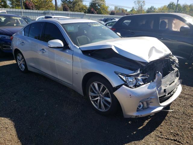 JN1BV7AR8FM422103 - 2015 INFINITI Q50 BASE SILVER photo 4