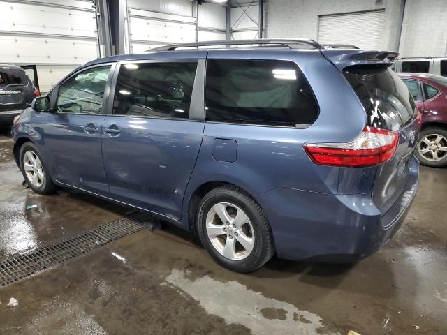 5TDKK3DC2FS650849 - 2015 TOYOTA SIENNA LE BLUE photo 2