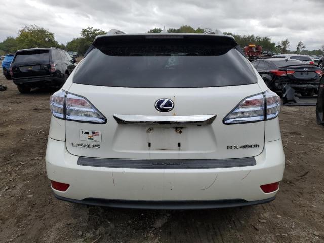 JTJBC1BA2A2408286 - 2010 LEXUS RX 450H WHITE photo 6