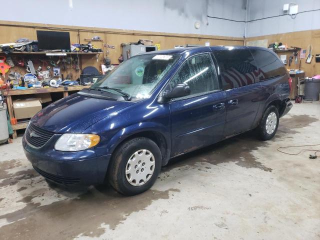 2C8GP24R93R338391 - 2003 CHRYSLER TOWN & COU BLUE photo 1