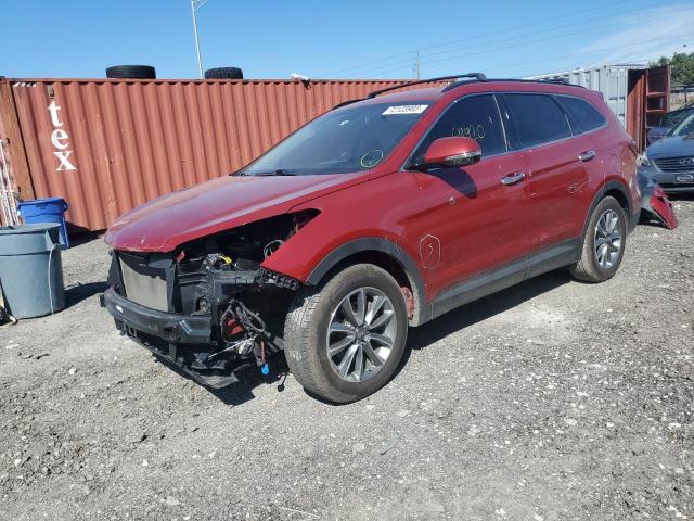 KM8SN4HF8HU168558 - 2017 HYUNDAI SANTA FE SE RED photo 1