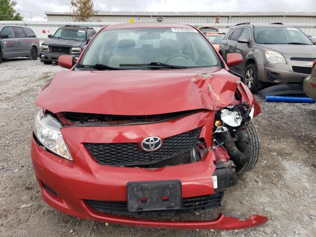 2T1BU40EX9C116311 - 2009 TOYOTA COROLLA BASE RED photo 5