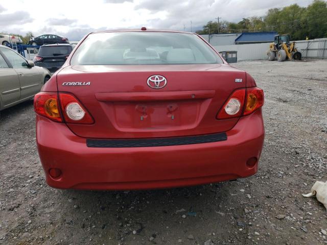 2T1BU40EX9C116311 - 2009 TOYOTA COROLLA BASE RED photo 6