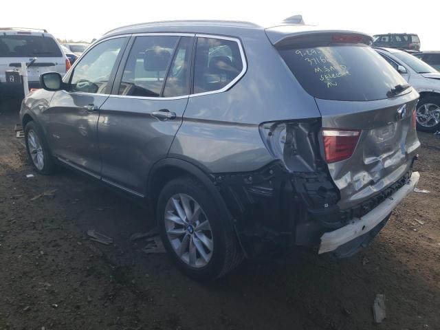 5UXWX5C53BL711508 - 2011 BMW X3 XDRIVE28I GRAY photo 2