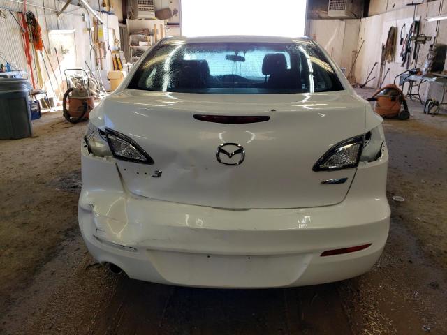 JM1BL1V73C1666926 - 2012 MAZDA MAZDA 3 I WHITE photo 6