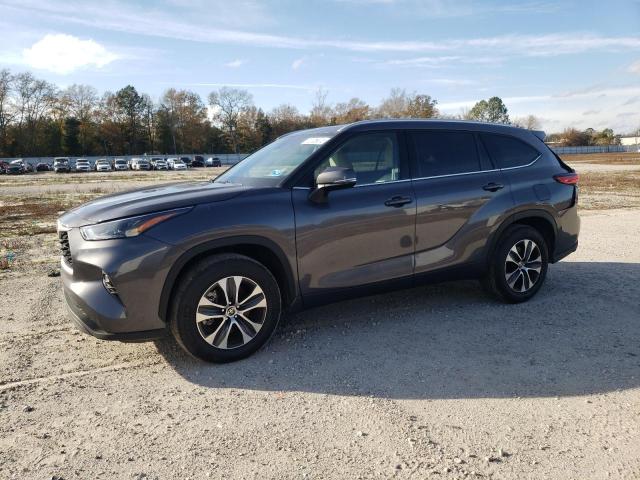 5TDGZRAHXNS541767 - 2022 TOYOTA HIGHLANDER XLE GRAY photo 1