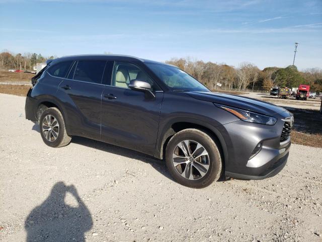 5TDGZRAHXNS541767 - 2022 TOYOTA HIGHLANDER XLE ნაცრისფერი ფოტო 4