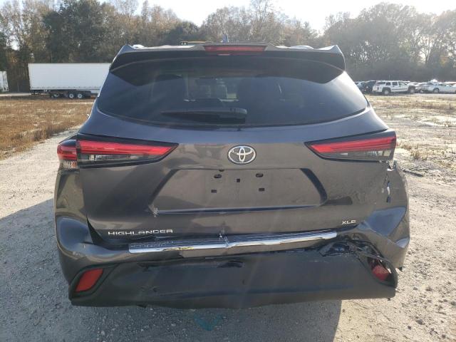 5TDGZRAHXNS541767 - 2022 TOYOTA HIGHLANDER XLE GRAY photo 6