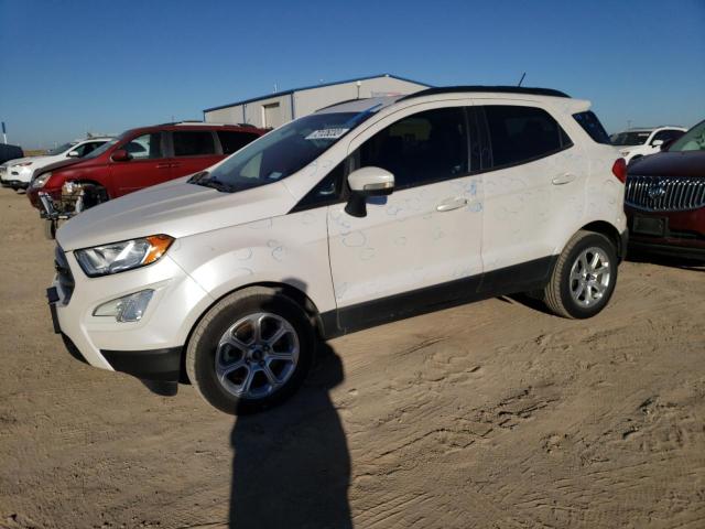 MAJ3P1TE6JC211358 - 2018 FORD ECOSPORT SE WHITE photo 1